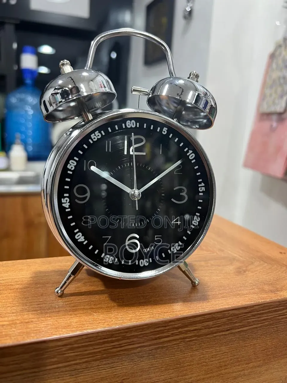 Cute Silver Alarm Clock