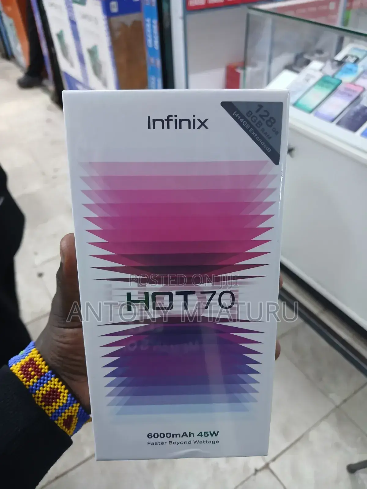 New Infinix Hot 70 128 GB