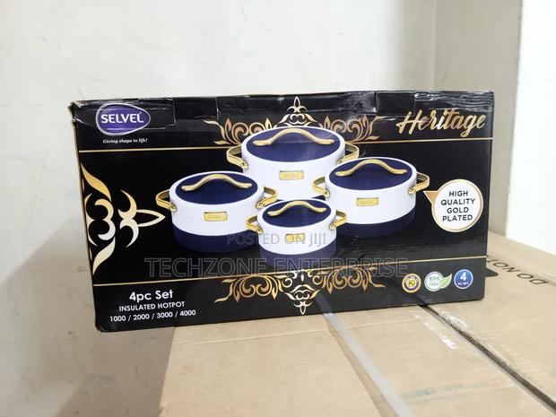 Selvel Heritage Insulated Hot Pot Set of 4 Upto 6 Hours 