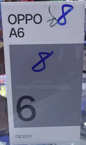 New Oppo A6 256 GB Black
