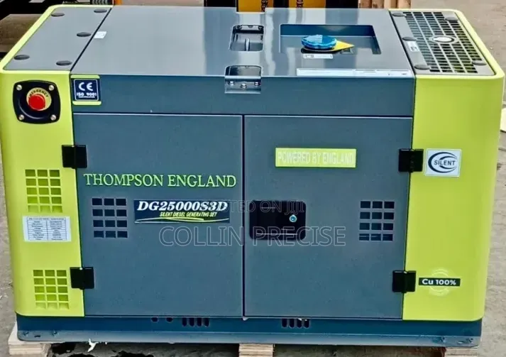 Thompson England 25kva 3phase Silent Diesel Generator
