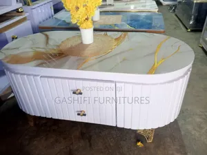 Gold White Coffee Table