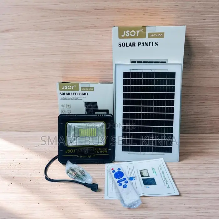 Quality Ensured 100w Watts Outdoor Security Led Solar Flood Light