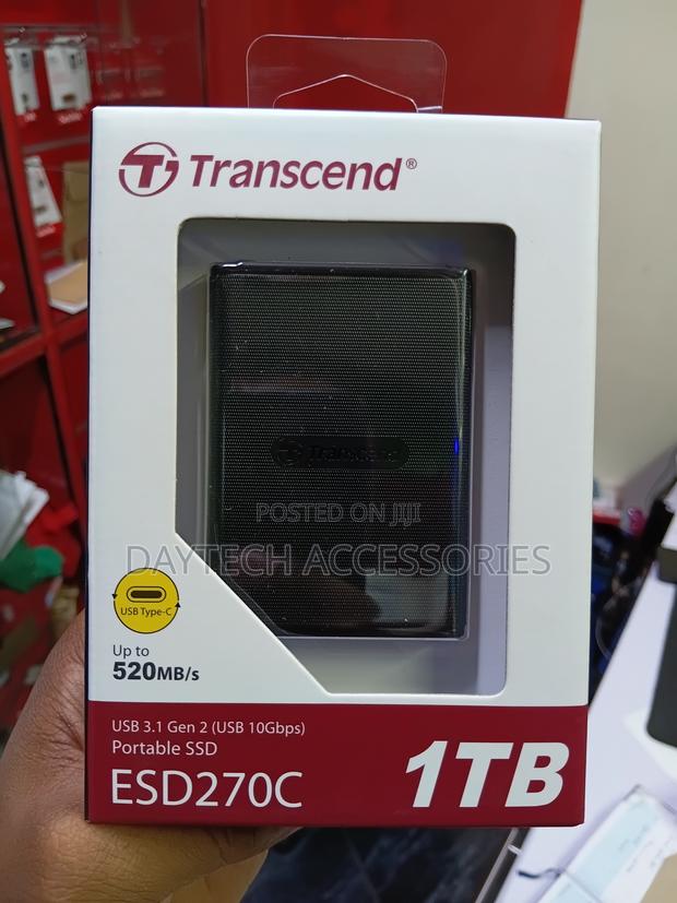 This Is a Transcend Esd270c Portable SSD With 1tb of Storage Capacity. - thumbnail 3