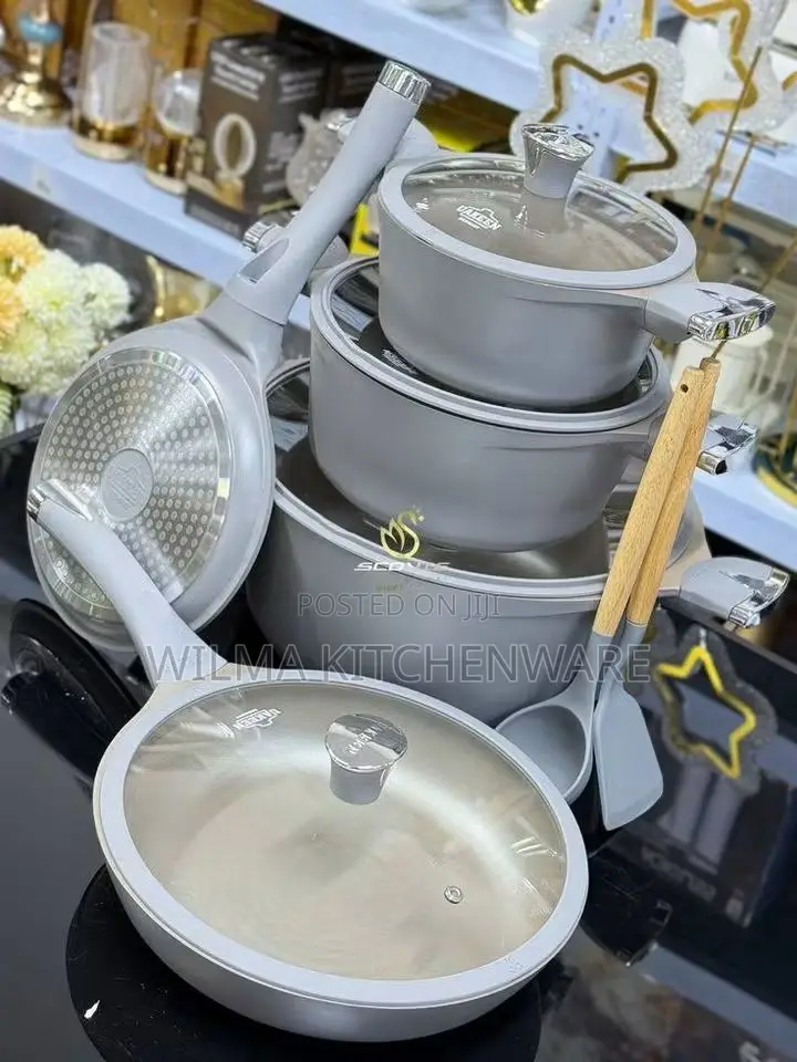 11-Piece Premium Non-Stick Die-Cast Cookware Set