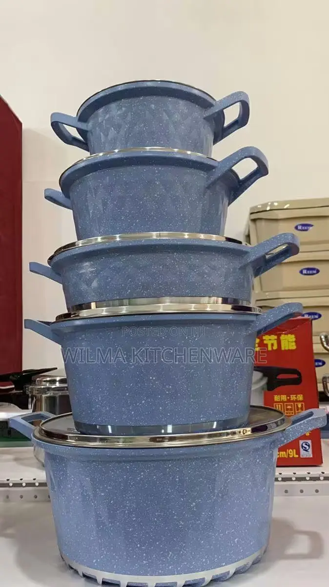 10-Piece Die-Cast Granite Non-Stick Cookware Set