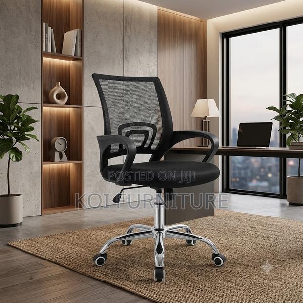 Office Chairs; Mid Backrest Clerical Doja Mesh Chairs - thumbnail 3