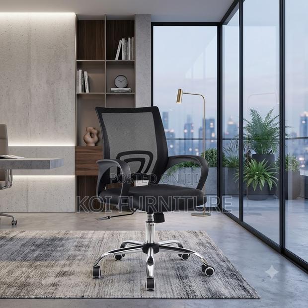 Office Chairs; Mid Backrest Clerical Doja Mesh Chairs - thumbnail 4