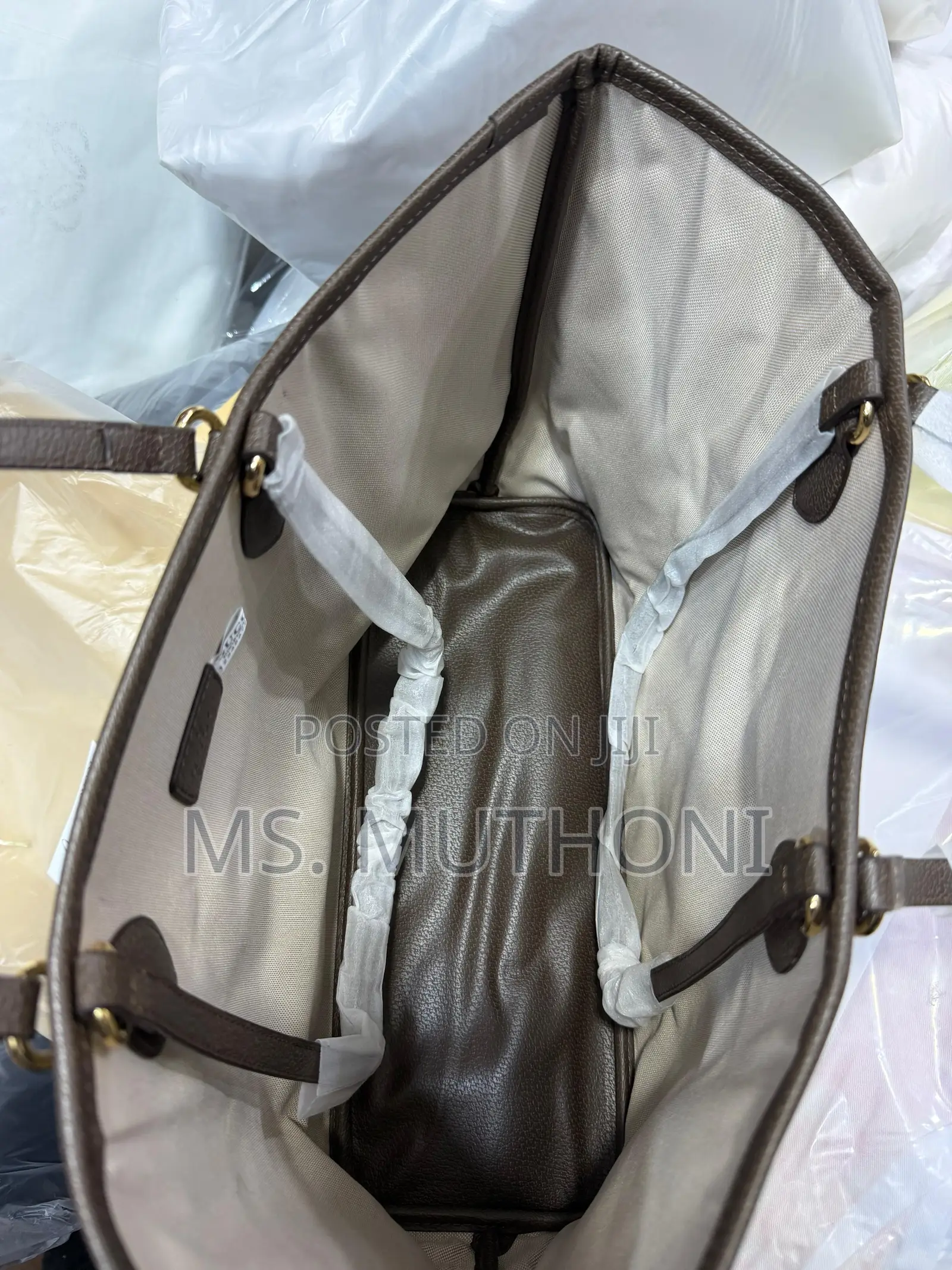 Gucci Ophidia Tote Bag Brown / Beige