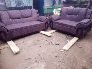 Purple Sofa Set