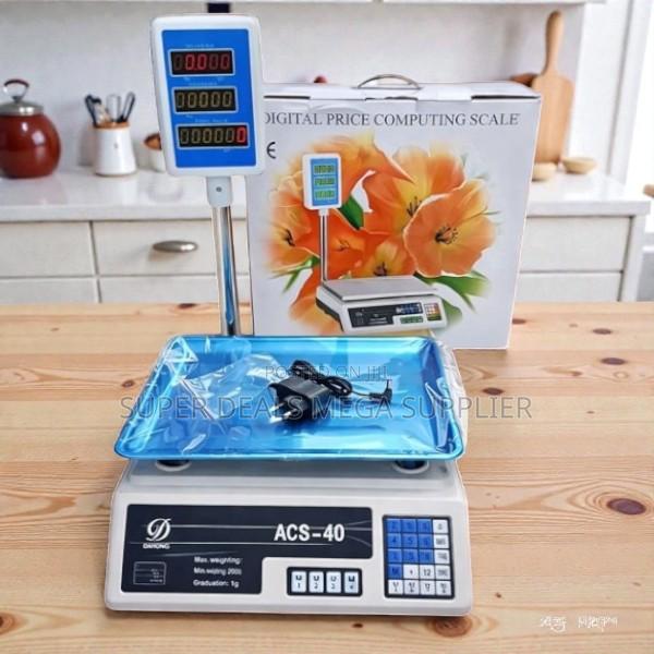 Durable Design Acs 40 Upto 40kgs Computerized Electronic Weight Scale