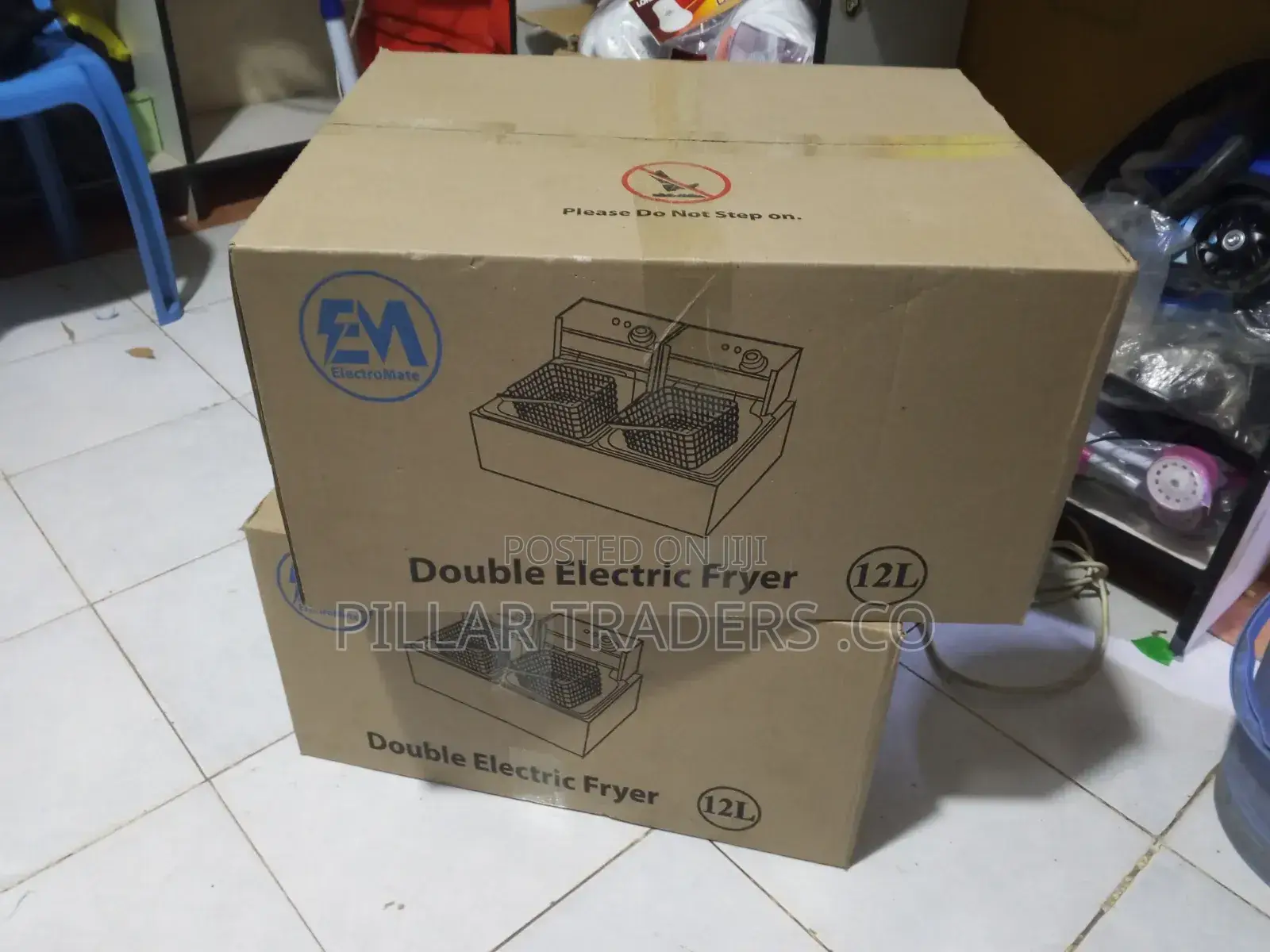 12l Double Electric Deep Fryer – Commercial Stainless Steel
