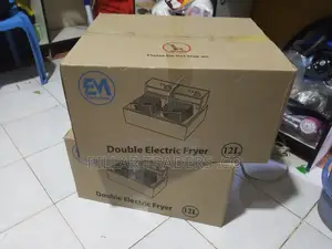 12l Double Electric Deep Fryer – Commercial Stainless Steel