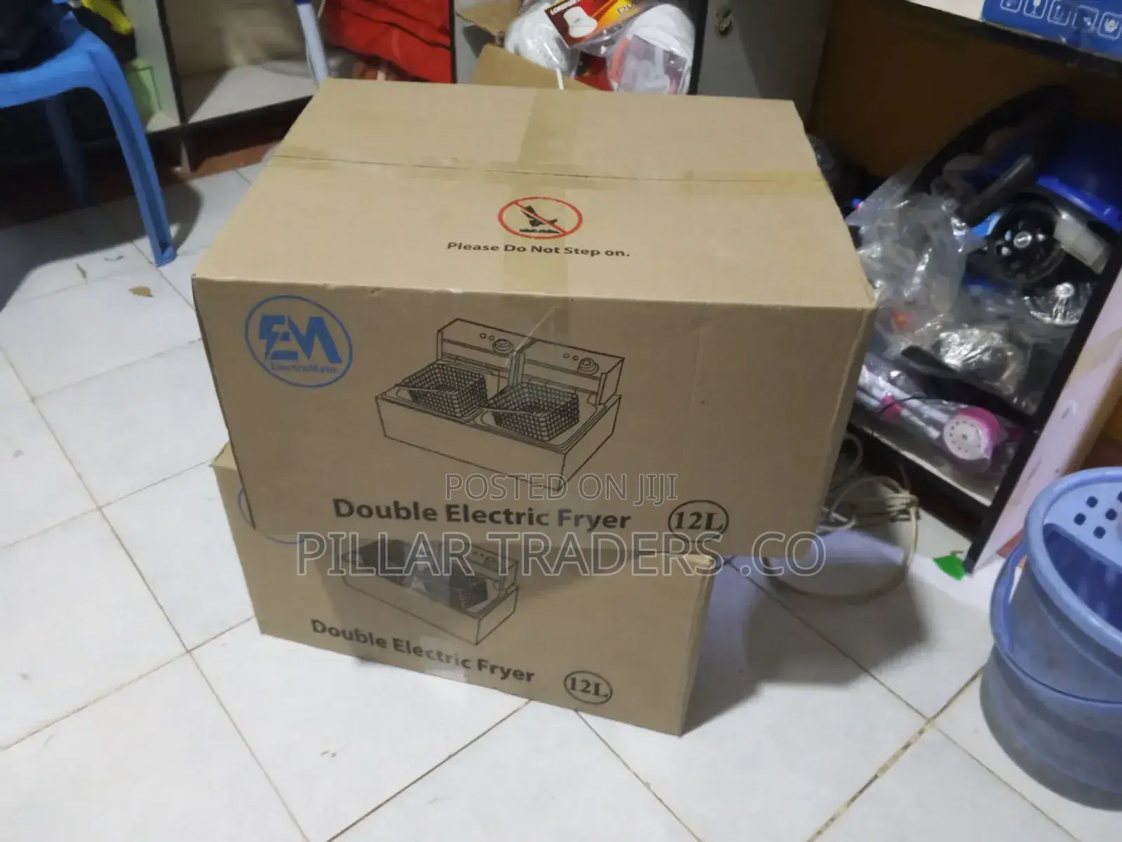 12l Double Electric Deep Fryer – Commercial Stainless Steel