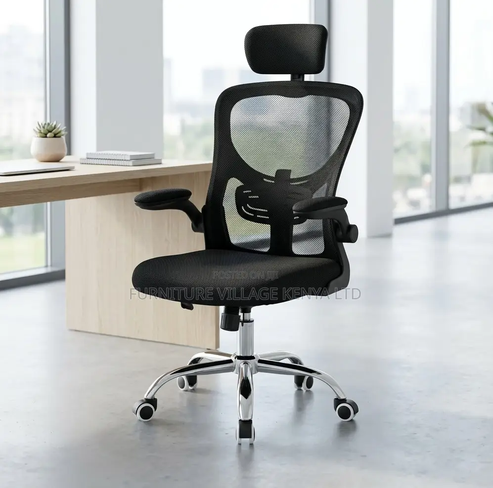 Modern Black Orthopedic Seat With Flipping Hands