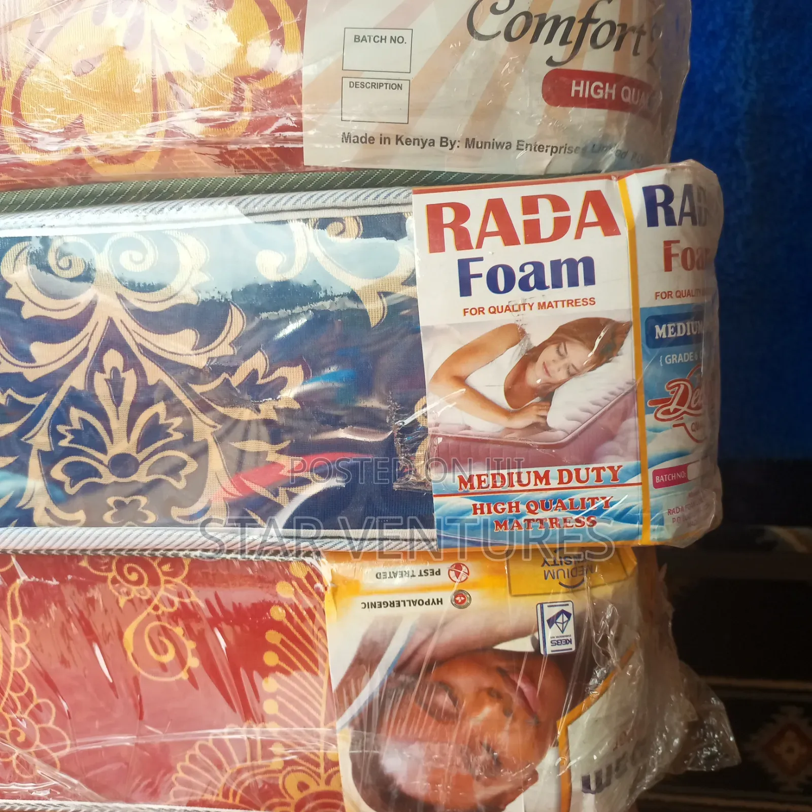 3 by 6 Medium Density Matress