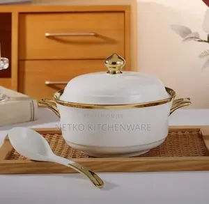 White Ceramic Soup Tureen