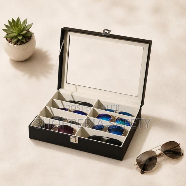 8 Grid Glass Storage Box - main view