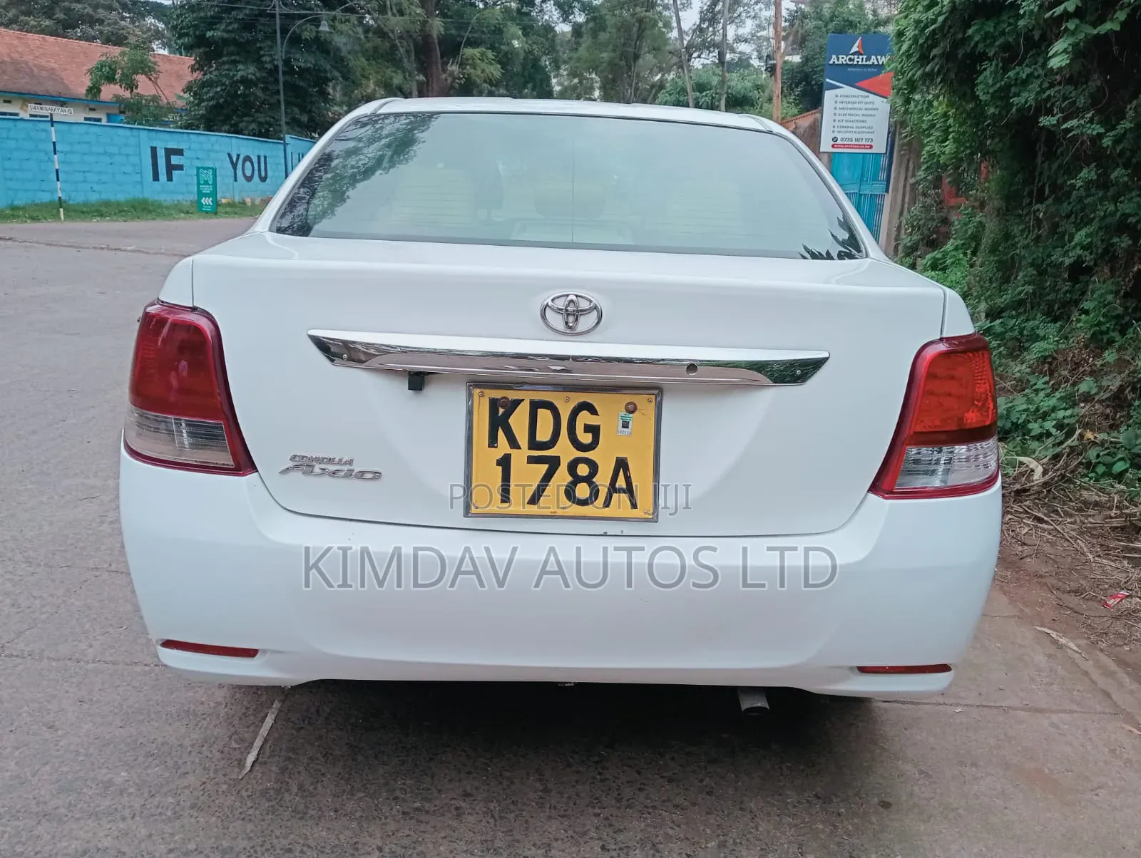 Toyota Axio 2014 White