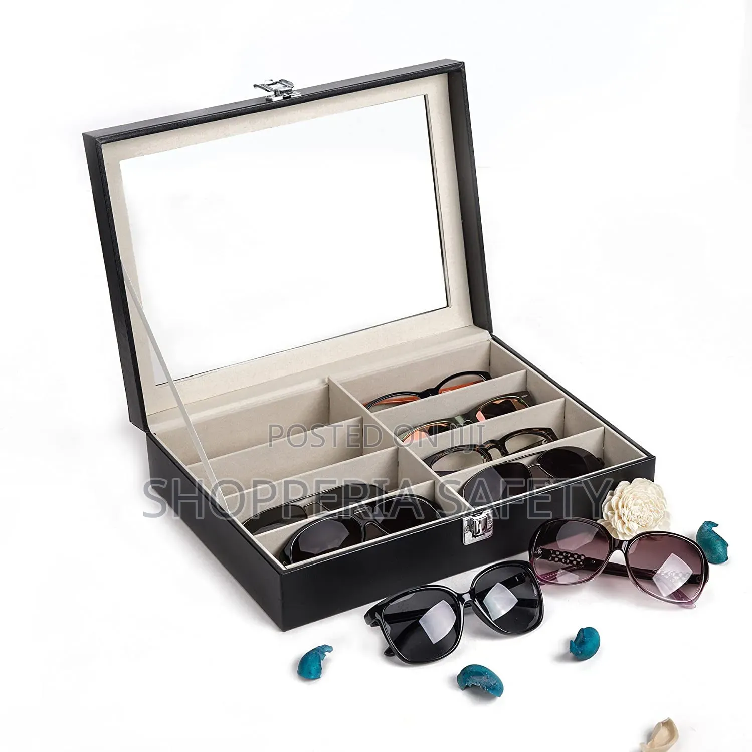 8 Grid Glass Storage Box