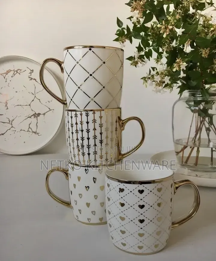 Domex Decor Porcelain Mugs