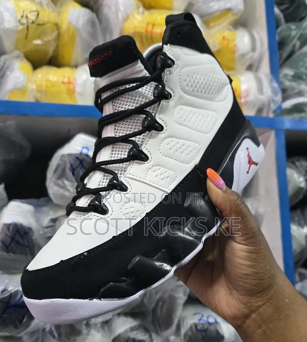 Air Jordan 9 Retro Og 'White Black - thumbnail 2