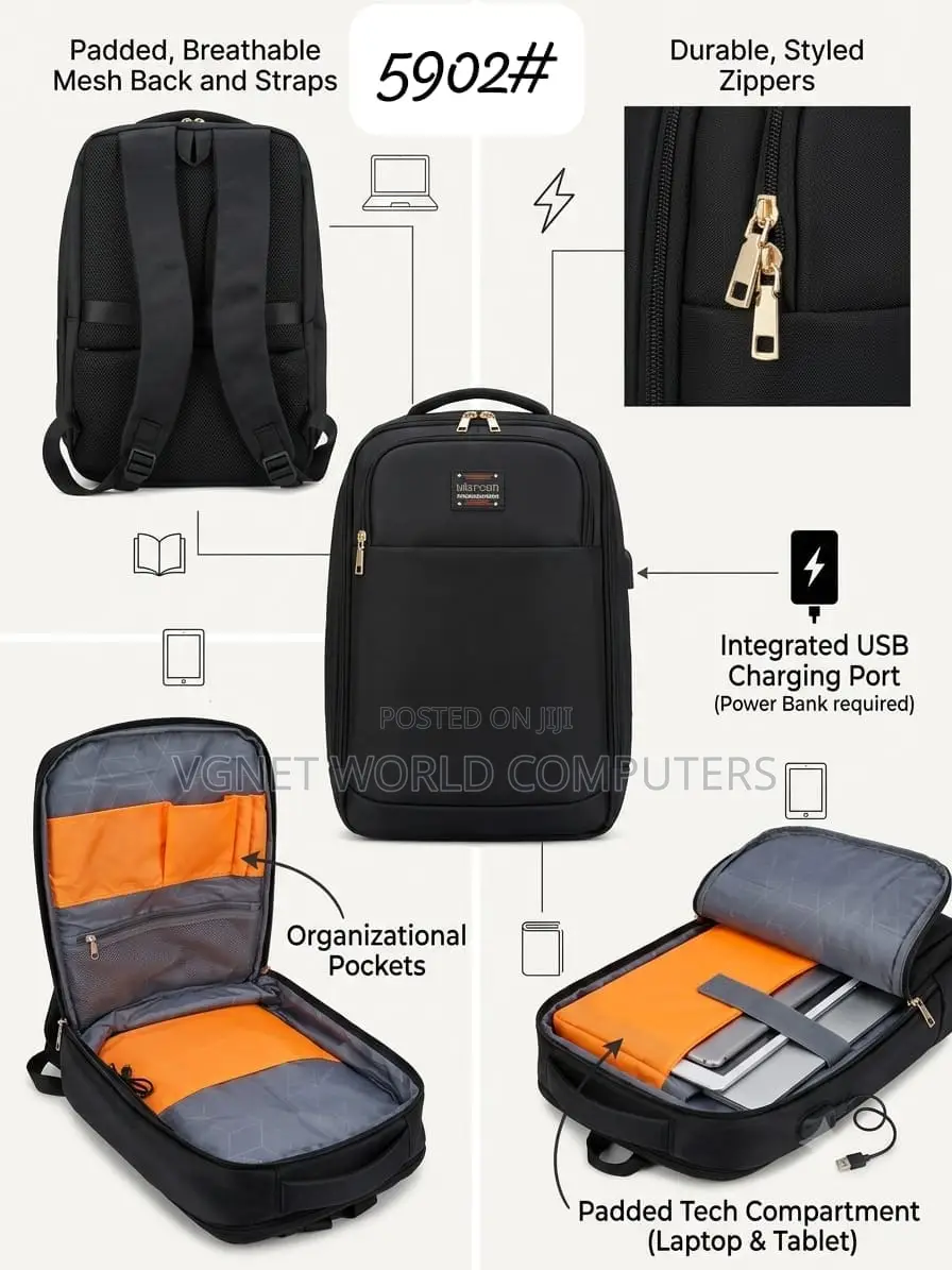 Wiersoon Quality Laptop Backback Bag