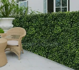 Faux Boxwood Greenery Wall Panel