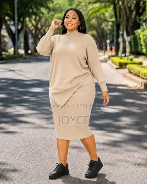 Free Size Skirt and Top Sweater Material