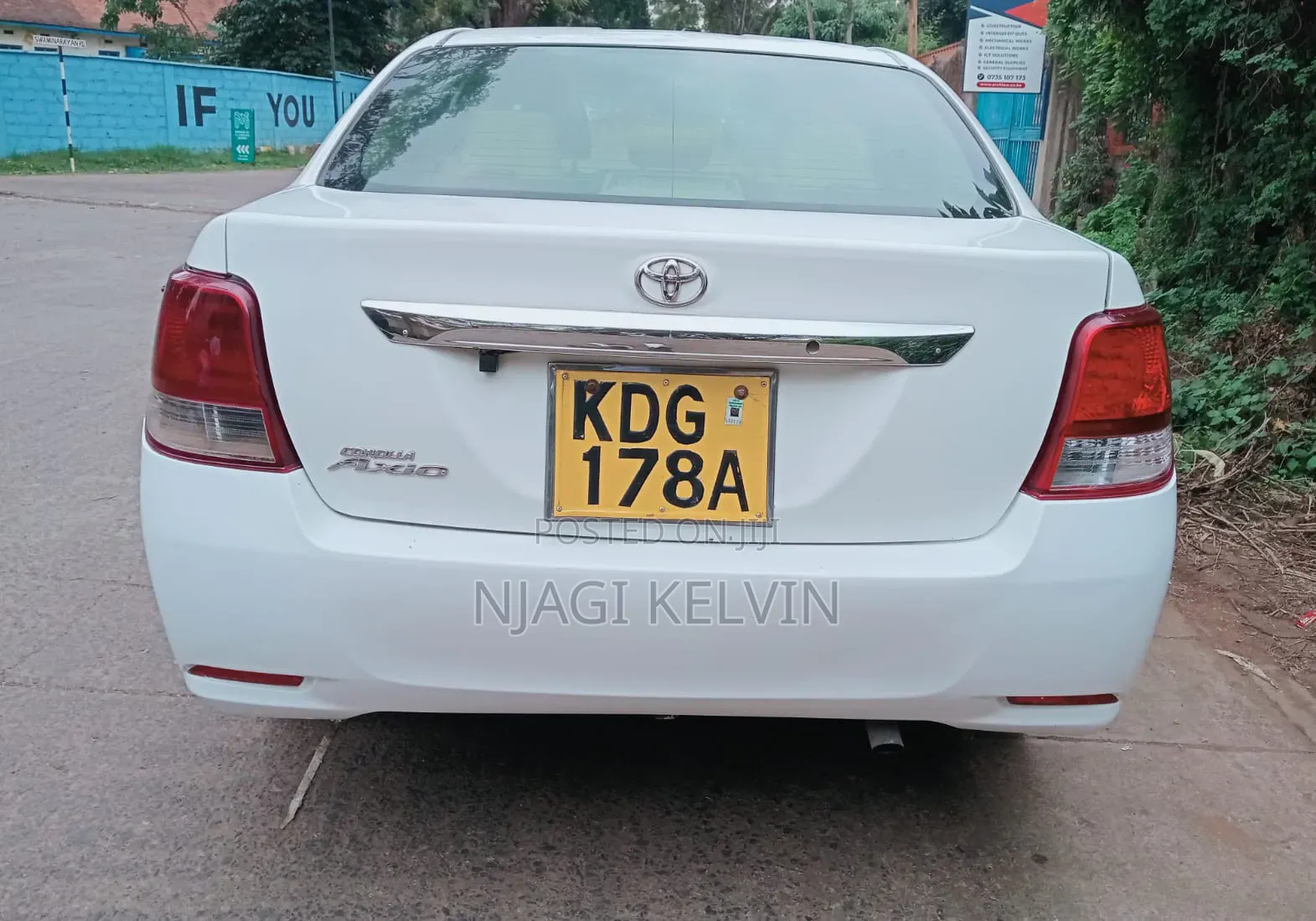 Toyota Axio 1.5 X 2WD 2014 White