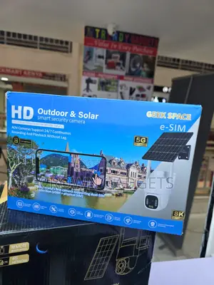 Geek Space Solar 4g Security Camera With Esim Support