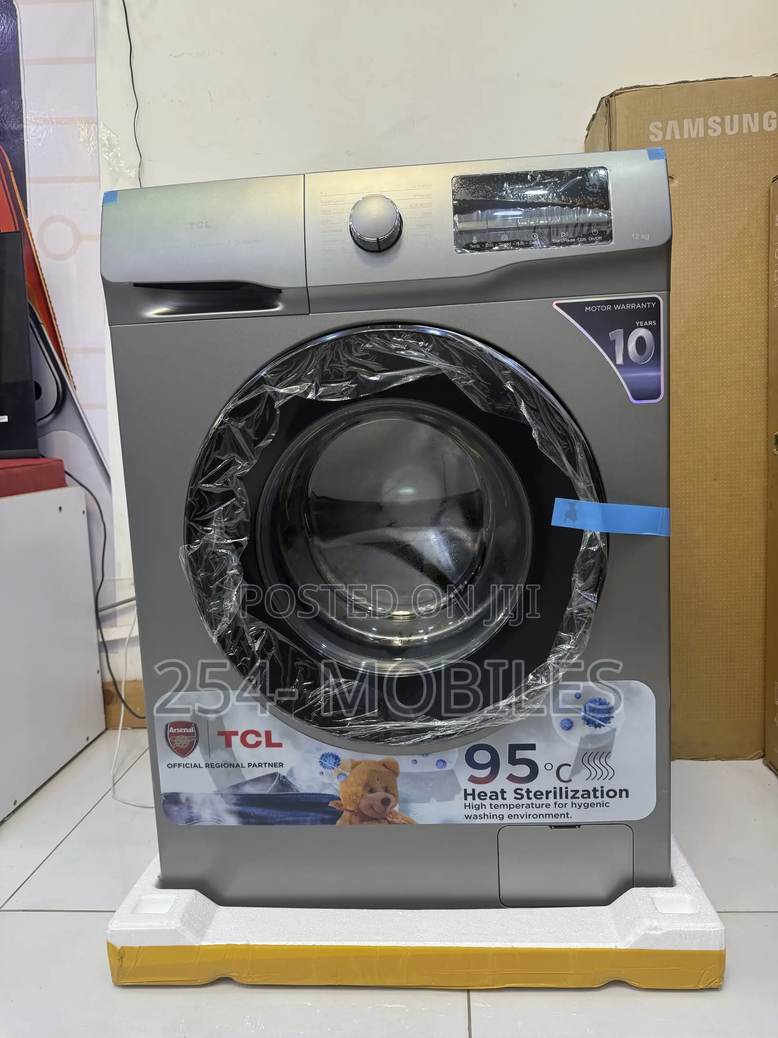 TCL P612flg 12kg Front Load Washing Machine