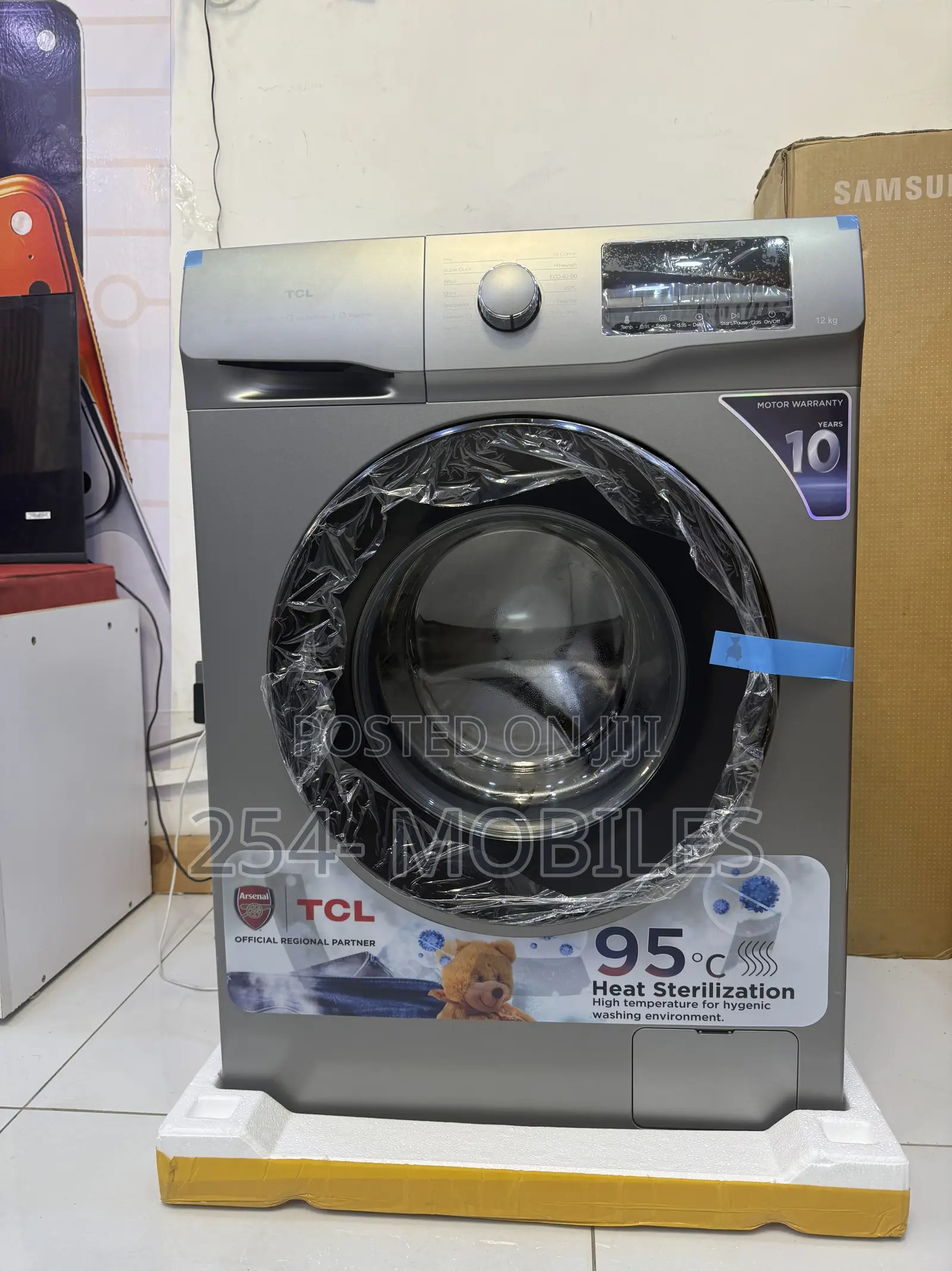TCL P612flg 12kg Front Load Washing Machine