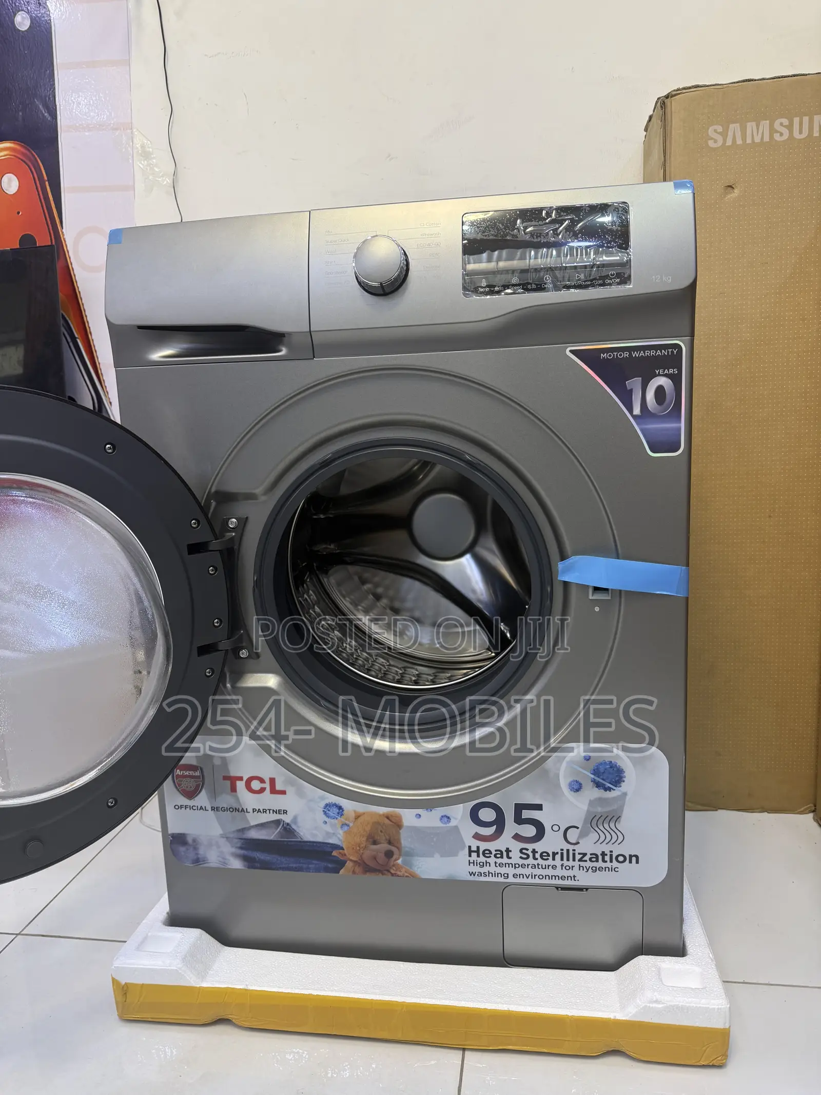 TCL P612flg 12kg Front Load Washing Machine