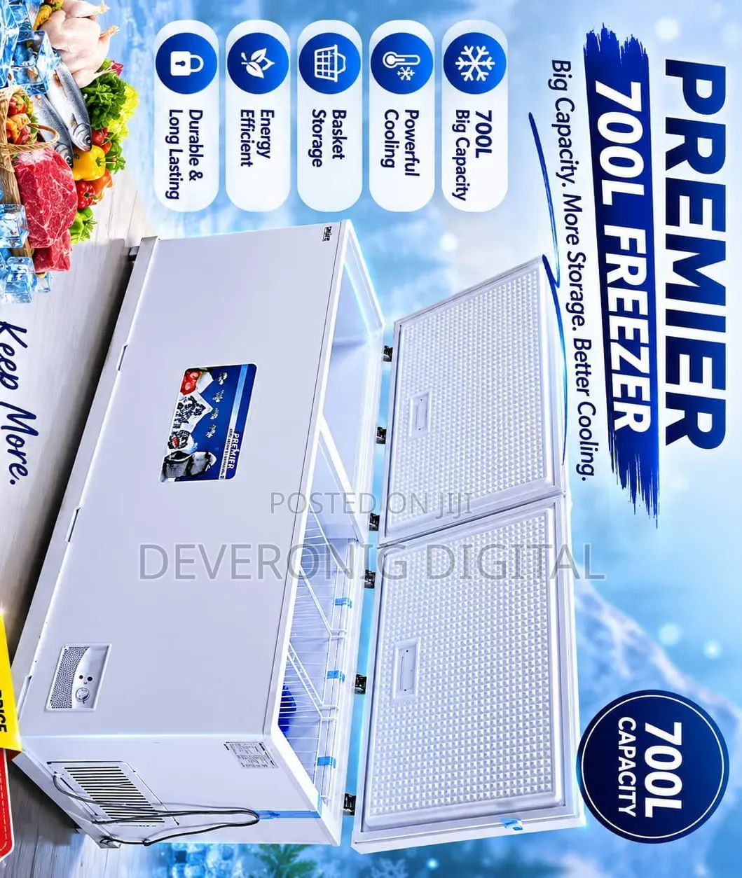 Premier 700l Chest Freezer