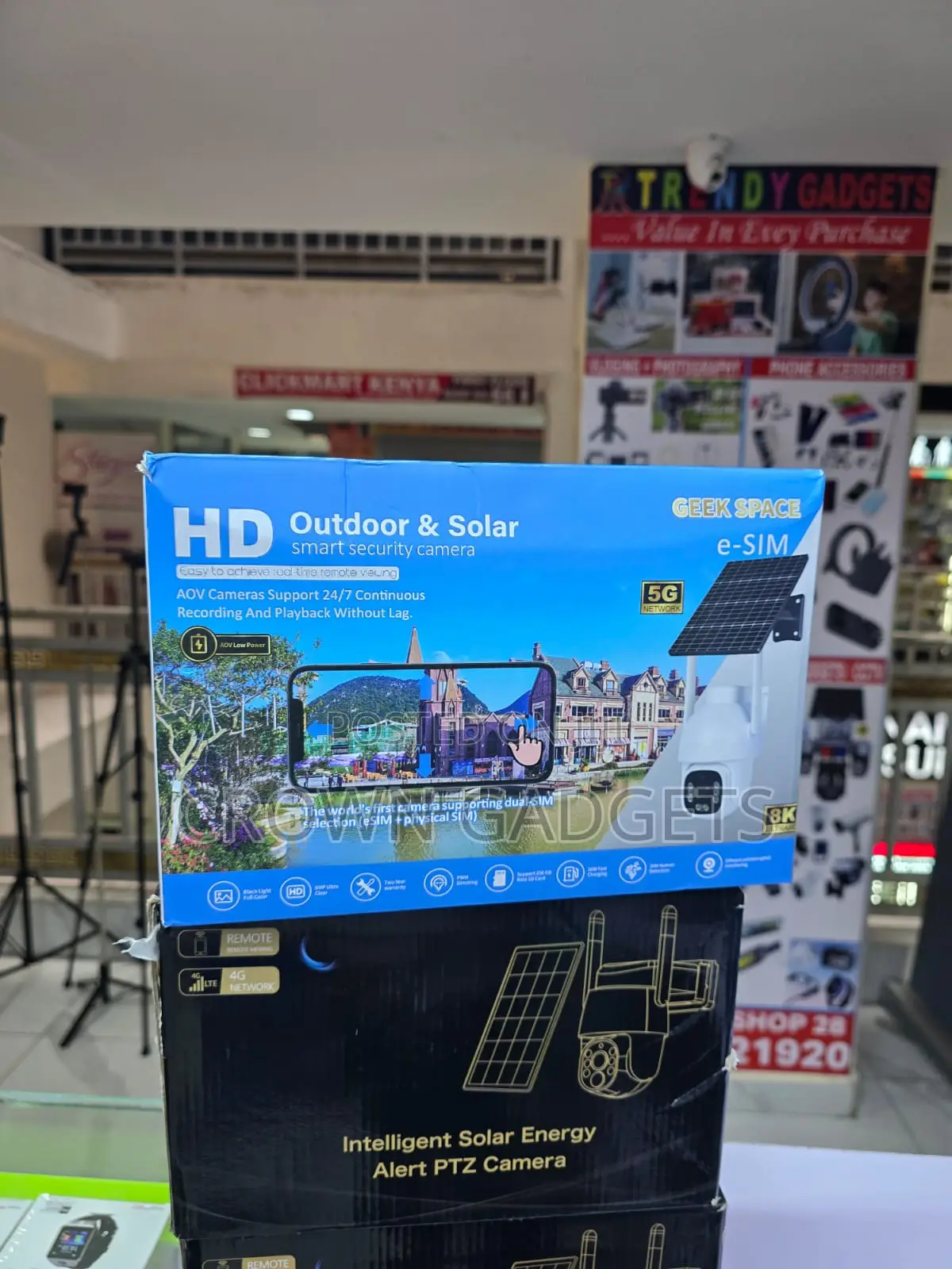 Geek Space Smart Camera With Esim and 24/7 Recording