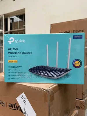 Tplink Access Point Wireless Router Dual Band Ac750 Archer C20