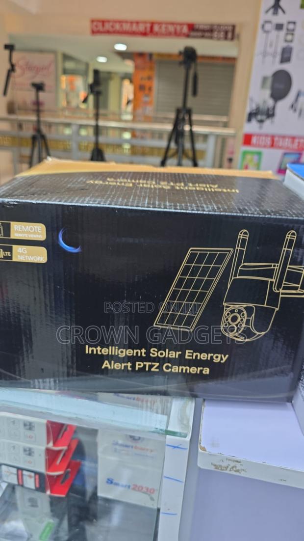 4g Solar PTZ Security Camera With Motion Detection Alerts