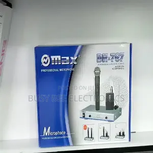 Max Dh‐767 — Uhf Dual‐Channel 3‐In‐1 Wireless Microphone