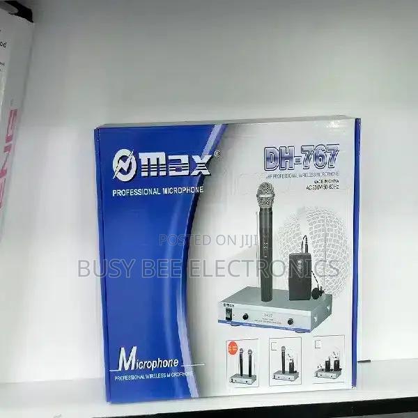 Max Dh‐767 — Uhf Dual‐Channel 3‐In‐1 Wireless Microphone