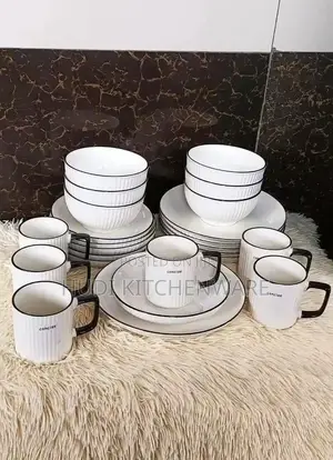 24-Piece Japanese Ceramic Dinner Set