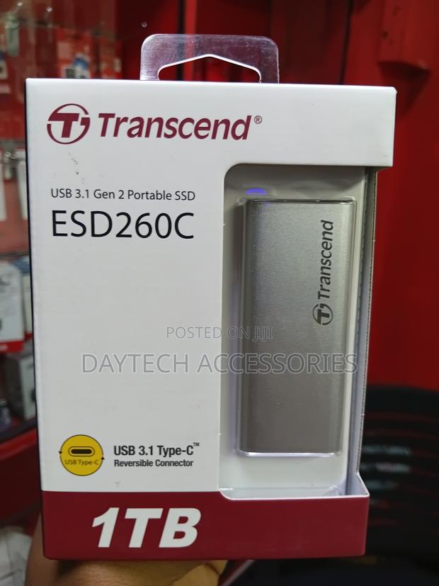 Transcend Esd260c 1tb Portable Ssd, Usb-C 3.1 Gen 2 10gbps, - thumbnail 4
