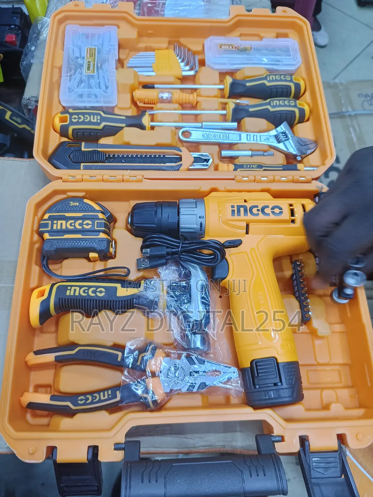 Ingco Cordless Drill Set 148 PCS