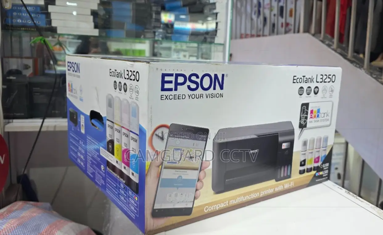 Epson Ecotank L3250 Wifi All-in-One Ink Tank Printer Print,Scan Copy