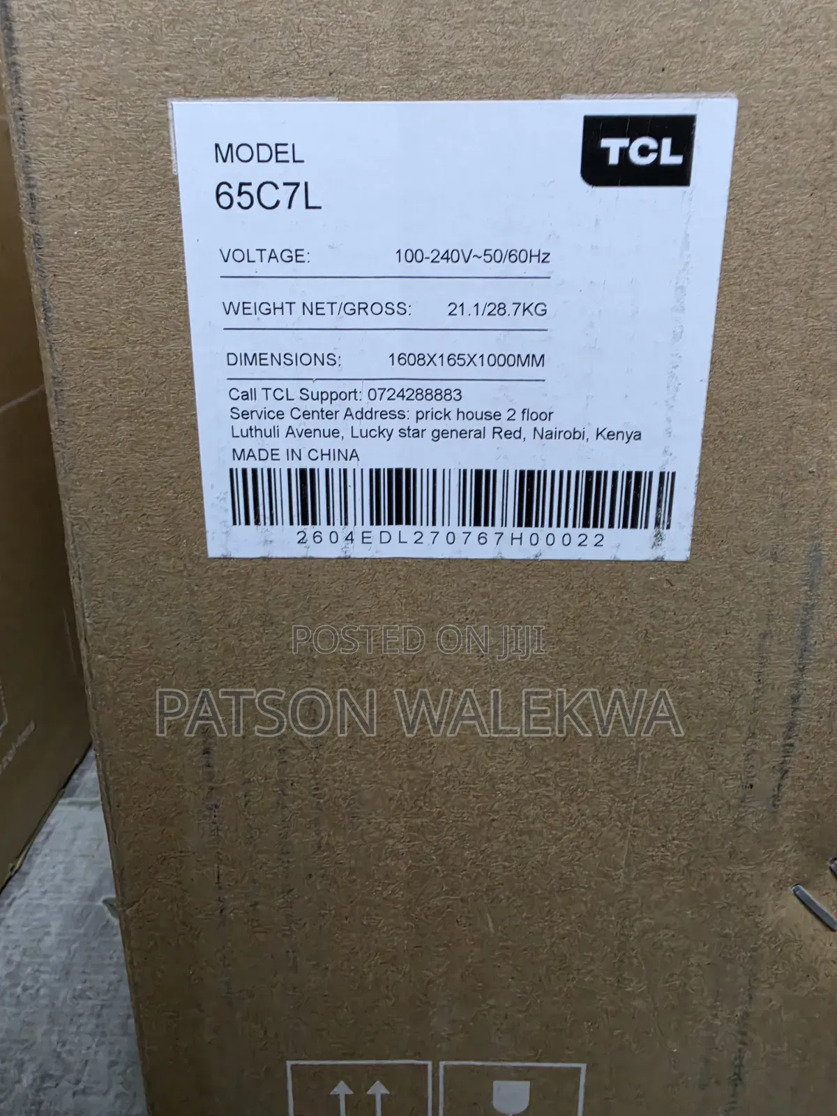 TCL C7l 65 Inch SQD-Mini Led Tv (2026) - 65c7l