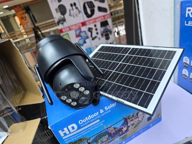 Smart Solar PTZ CCTV Camera With Cloud and Tf Storage - thumbnail 3