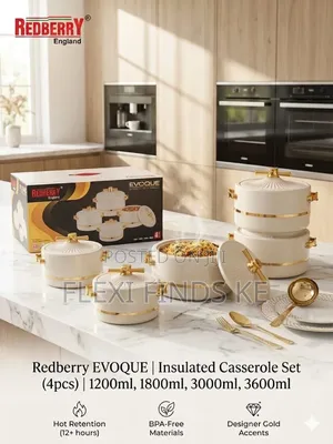 Redberry Evoque Insulated Hotpot 4pc Set