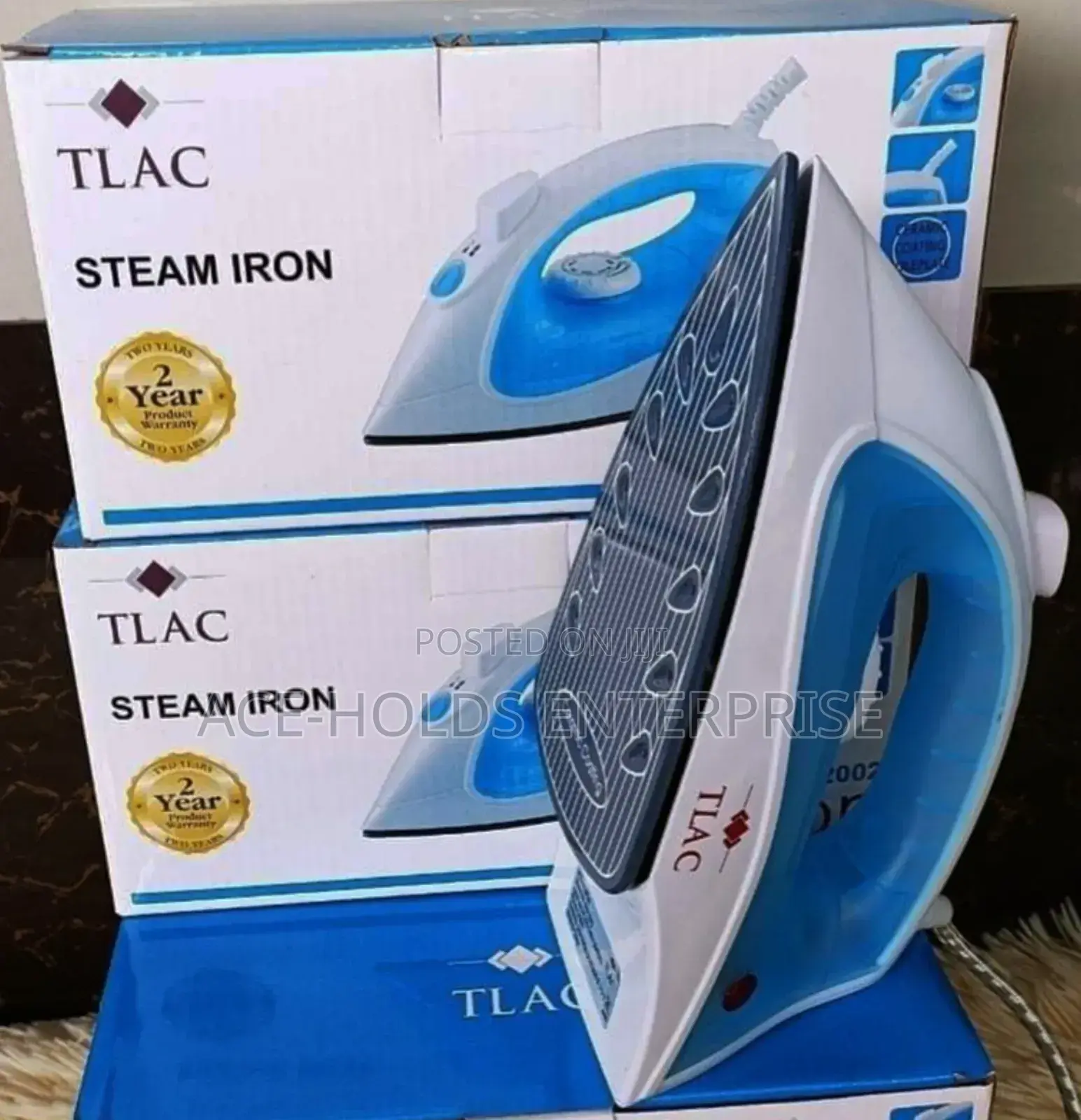 Tlac Dry and Steam Iron 1200w - Dm-2002, Ceramic Soleplate