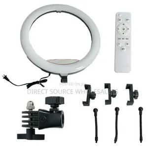 Professional 18" Ring Light With Tripod Phone Holder