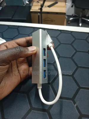Usb 3.0 3 Port Hub With Gigabit Ethernet Adapter